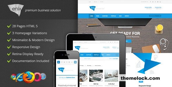 Enix - Modern Corporate HTML Template
