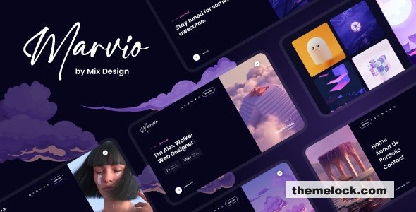 Marvio - Coming Soon & Portfolio Template