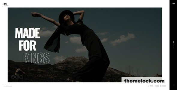 Nikex - One Page Portfolio Template