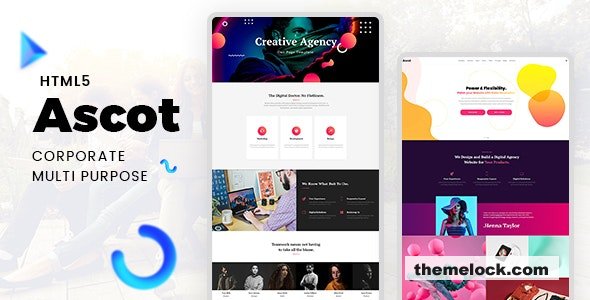 Ascot - One Page Corporate HTML Template