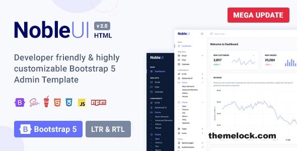 NobleUI v2.0.2 - HTML Bootstrap 5 Admin Dashboard Template