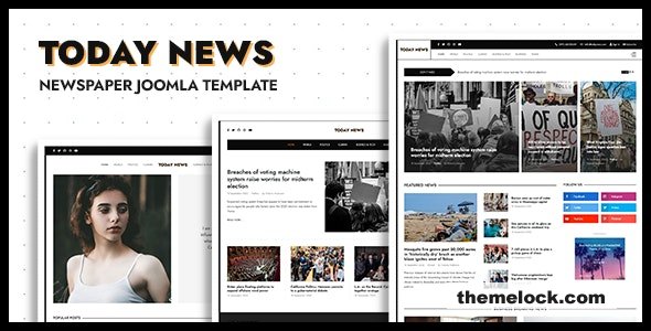 Download Today News v1.0 – Newspaper, Magazine & News Joomla Template | Free Nulled Scripts