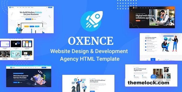 Oxence - Web Design Agency HTML Template