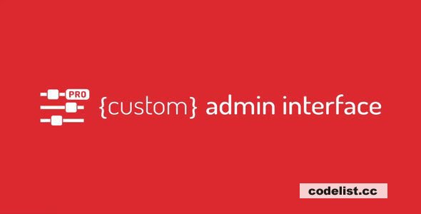 Custom Admin Interface Pro 1.51