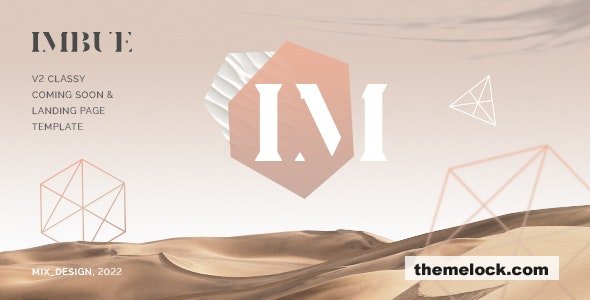 Imbue - Classy Coming Soon and Landing Page Template