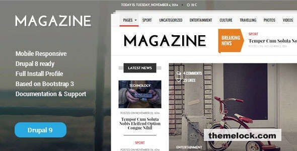 Download Gazeta v1.6 – News & Magazine Drupal 9 Theme | Free Nulled Scripts