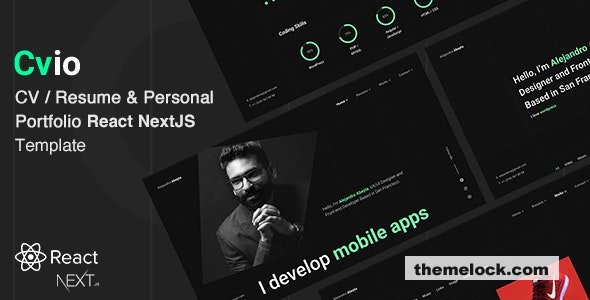 Download Cvio – Personal Portfolio React Template | Free Nulled Scripts