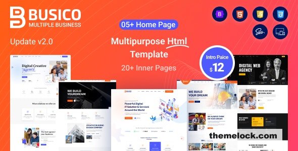 Busico - Multipurpose Bootstrap Template