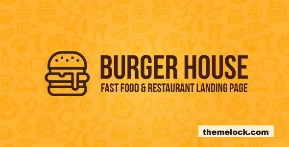 Burger House - Fast Food & Restaurant One Page HTML Template