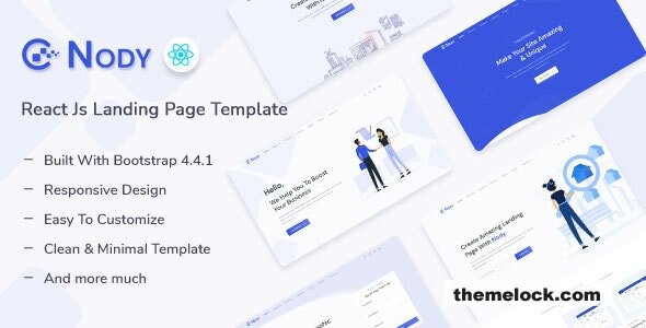 Download Nody – React Js Landing Page Template | Free Nulled Scripts