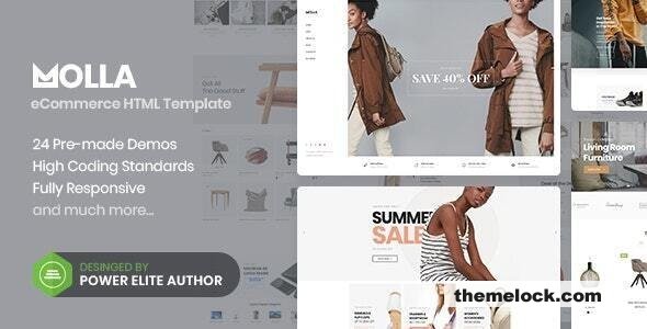 Molla - eCommerce HTML5 Template