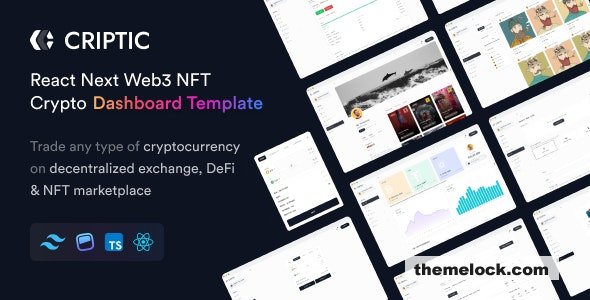 Download Criptic v1.5.0 – React Next Web3 NFT Crypto Dashboard | Free Nulled Scripts