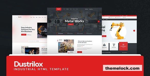 Dustrilox - Factory & Industry HTML5 Template