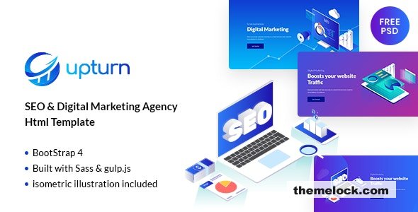 Upturn - SEO And Digital Marketing Agency Html Template