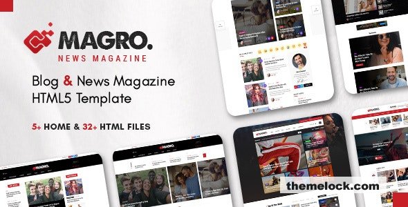 Magro - News Magazine & Blog Responsive HTML5 Template