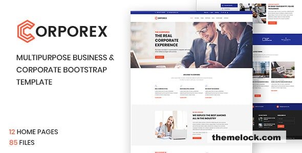Corporex - Multipurpose Business & Corporate Bootstrap html Website Template