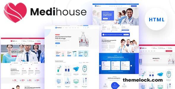 Medihouse - Hospital Medical Caregiver HTML Template