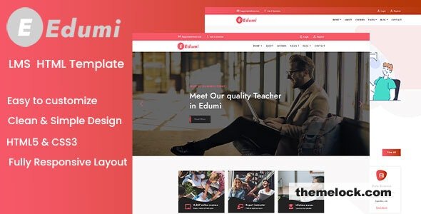 Edumi - Education And LMS HTML Template