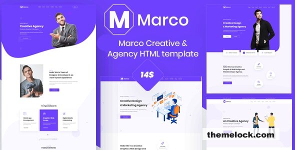 Marco - Creative & digital Agency Html Template