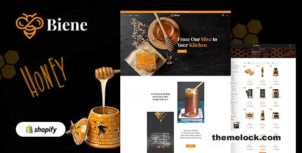 Biene v1.0 - Honey, Food Shopify Store