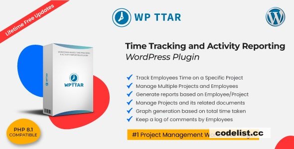Time Tracking and Activity Reporting v2.1 - WordPress Plugin