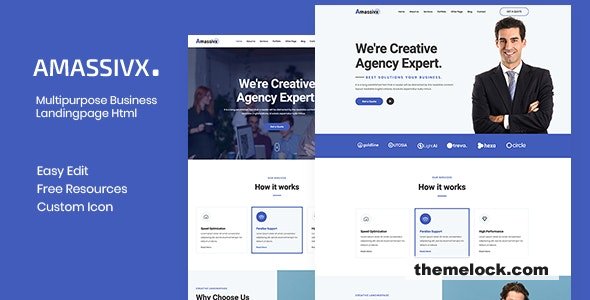 Amassivx – Multipurpose Business Landingpage Html