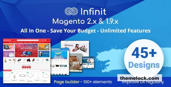 Download Infinit v1.6.6 – Multipurpose Responsive Magento 2 and 1 Theme | Free Nulled Scripts