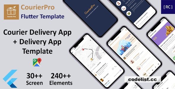 CourierPro v2.6 - Courier Delivery Flutter 3 App Template