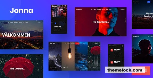 Jonna v1.0.2 - Personal / Resume / Portfolio Website Template