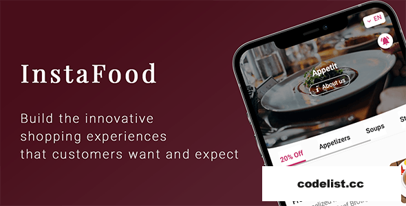 InstaFood v1.4.0 - QR Menu, food delivery, pickup and dine-in for WordPress