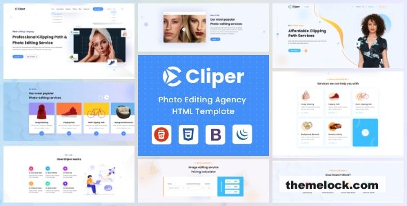 Cliper - Image Editing Agency HTML Template