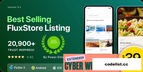FluxStore Listing v3.3.0 - The Best Directory WooCommerce app by Flutter