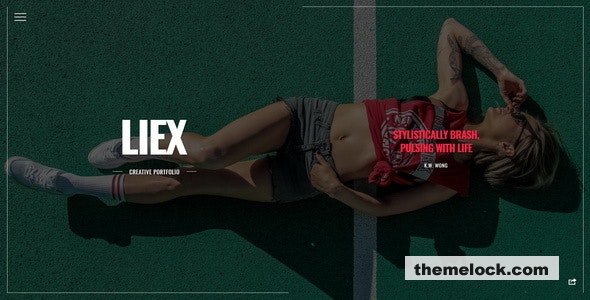 Liex - Creative One Page Portfolio Template