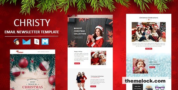 Christy - Responsive Christmas Email Template with Stampready Builder Access