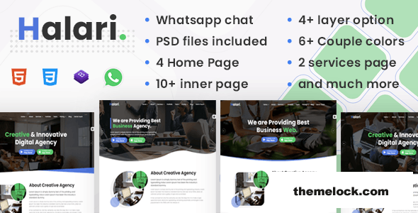 Halari - Agency Template