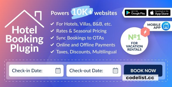 MotoPress Hotel Booking v4.10 - Hotel Booking WordPress Plugin