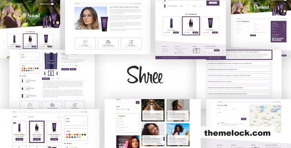 Download Shree v1.0 – Cosmetic and beauty shop psd template | Free Nulled Scripts