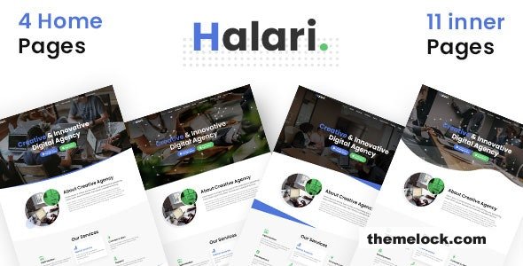 Download Halari – Multi Purpose Parallax Business Landing Page PSD Template | Free Nulled Scripts