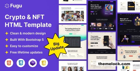 Fugu - NFT & Crypto Html Template