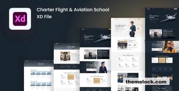 Download Flynext – Private Jet Aviation XD Template | Free Nulled Scripts