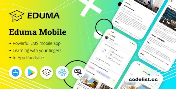 Eduma Mobile v2.0.1 - React Native LMS Mobile App for iOS & Android