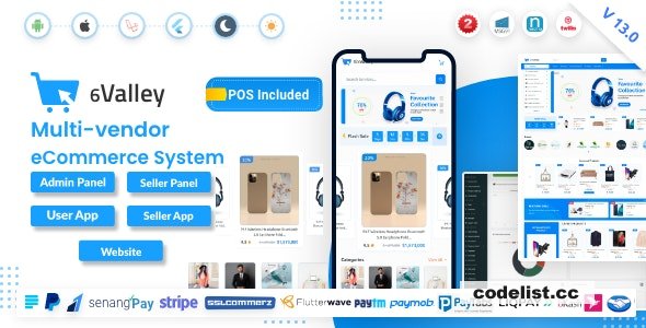 6valley v14.0 - Complete eCommerce Mobile App, Web, Seller and Admin Panel - nulled