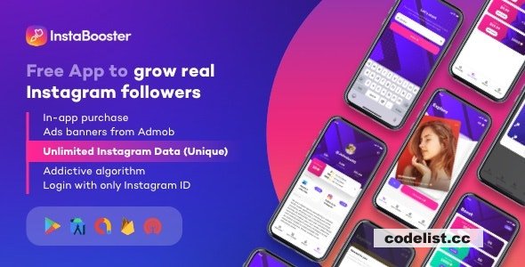 InstaBooster v1.1 - Free App to grow real Instagram followers, likes and views for Android