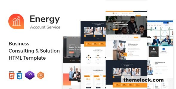 Energy - Business Consulting and Professional Services HTML Template