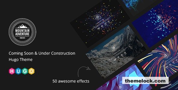 Download Mountain – Coming Soon & Under Construction Hugo Theme | Free Nulled Scripts