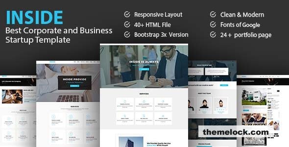 Inside - Best Corporate And Business Startup Template