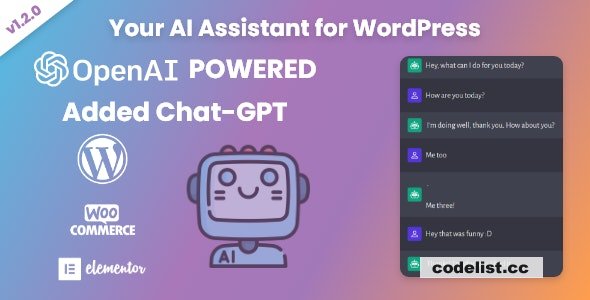 Your AI Assistant for WordPress v1.3.0 - Easy Use OpenAI Services