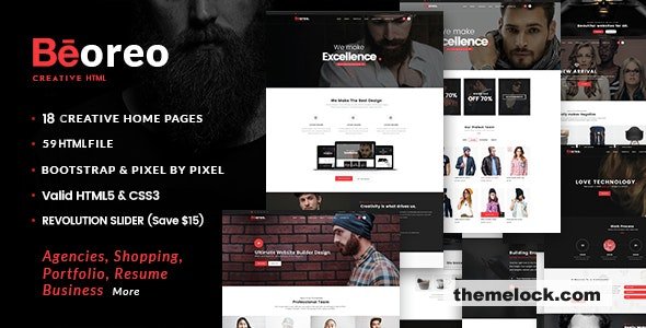 Beoreo - Creative MultiPurpose HTML Template