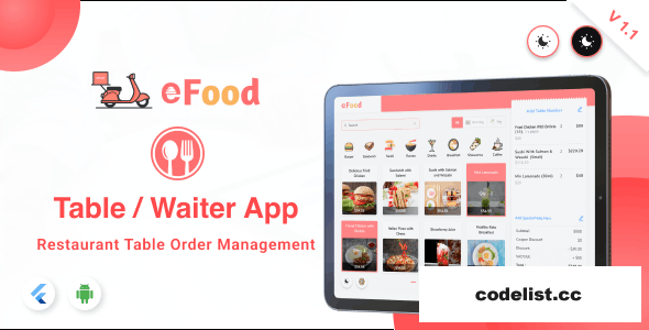eFood - Table/Waiter App v1.4