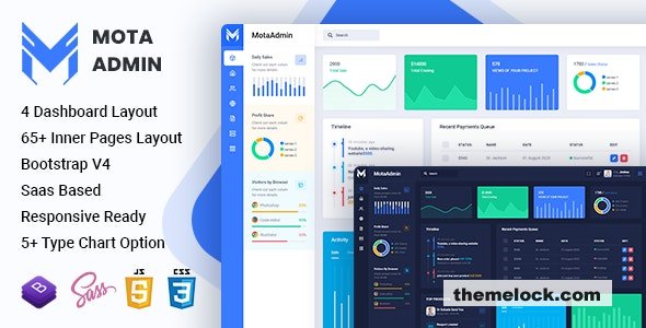 MotaAdmin v1.2 - Admin & Dashboard Template
